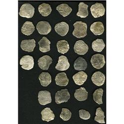 Atocha. 35-piece lot of Grade 3 Philip III 8 Reales wit 