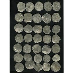 Atocha. 35-piece lot of Grade 3 Philip III 8 Reales wit 