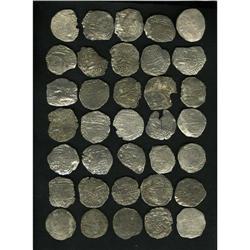 Atocha. 35-piece lot of Grade 3 Philip III 8 Reales wit 