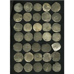 Atocha. 35-piece lot of Grade 3 Philip III 8 Reales wit 