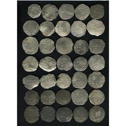Atocha. 35-piece lot of Grade 2 Philip III 8 Reales wit 