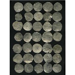 Atocha. 35-piece lot of Grade 2 Philip III 8 Reales wit 
