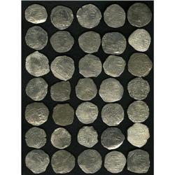 Atocha. 35-piece lot of Grade 2 Philip III 8 Reales wit 