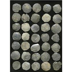 Atocha. 35-piece lot of Grade 2 Philip III 8 Reales wit 