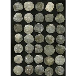 Atocha. 35-piece lot of Grade 2 Philip III 8 Reales wit 