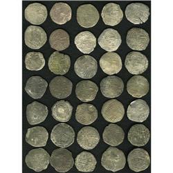 Atocha. 35-piece lot of Grade 2 Philip III 8 Reales wit 