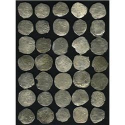 Atocha. 35-piece lot of Grade 2 Philip III 8 Reales wit 