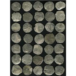 Atocha. 35-piece lot of Grade 2 Philip III 8 Reales wit 
