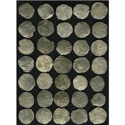 Atocha. 35-piece lot of Grade 2 Philip III 8 Reales wit 