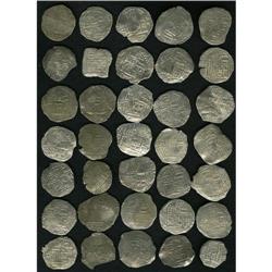 Atocha. 35-piece lot of Grade 2 Philip III 8 Reales wit 