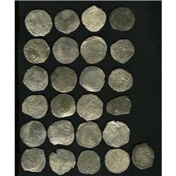 Atocha. 25-piece lot of Grade 1 Philip III 8 Reales wit 