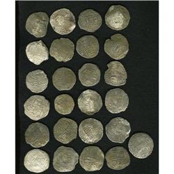 Atocha. 25-piece lot of Grade 1 Philip III 8 Reales wit 