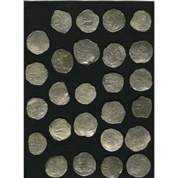 Atocha. 25-piece lot of Grade 1 Philip III 8 Reales wit 