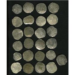 Atocha. 25-piece lot of Grade 1 Philip III 8 Reales wit 