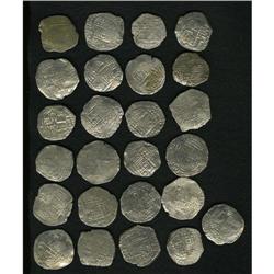 Atocha. 25-piece lot of Grade 1 Philip III 8 Reales wit 