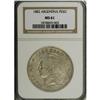 Image 3 : Republic Peso 1882, KM29, MS61 NGC, lightly toned with 