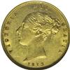Image 1 : Victoria gold 1/2 Sovereign 1873M, KM5, AU55 NGC RBA, a 