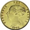 Image 1 : Victoria gold 1/2 Sovereign 1877M, KM5, AU53 NGC RBA, n 