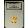 Image 3 : Victoria gold 1/2 Sovereign 1885M, KM5, AU50 NGC RBA, l 