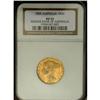 Image 3 : Victoria gold Sovereign 1855, KM2, AU53 NGC RBA, rare t 