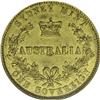Image 2 : Victoria gold Sovereign 1857, KM4, AU53 NGC RBA, lightl 