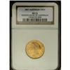 Image 3 : Victoria gold Sovereign 1857, KM4, AU53 NGC RBA, lightl 