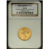 Image 3 : Victoria gold Sovereign 1863, KM4, AU55 NGC RBA, lightl 