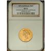 Image 1 : Victoria gold Sovereign 1870, KM4, AU55 NGC RBA, lustro 
