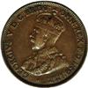 George V Half Penny 1923, KM22, glossy brown Fine, six 