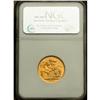 Image 4 : George V gold Sovereign 1921-S, KM29, MS64 NGC, brillia 