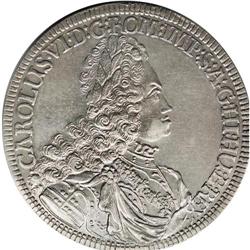 Charles VI Taler 1719 Hall, KM692, Davenport 1053, choi 