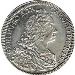 Charles VI Taler 1733 Hall, KM695.1, Davenport 1055, bo 