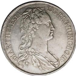 Maria Theresa Taler 1742 Vienna, KM1964, Davenport 1109 