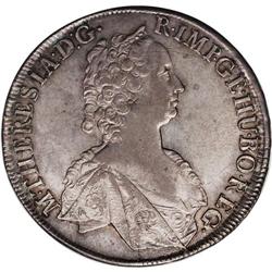 Maria Theresa Taler 1751 Hall, KM743, Davenport 1120, t 