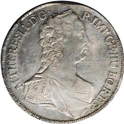 Maria Theresa Taler 1758 Vienna, KM1967a, Davenport 111 