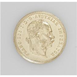 Franz Joseph I gold Ducat 1882, KM2267, prooflike UNC, 
