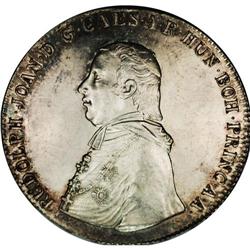 Olmutz. Rudolph Johann 1/2 Taler 1820, KM196, toned AU, 