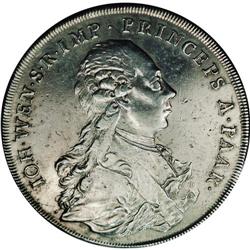 Paar. Prince Johann Wenzel Taler 1771, KM2, Davenport 1 