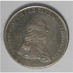 Vienna. Christoph Anton Taler 1781, KM1, Davenport 1267 