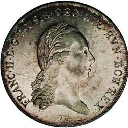 Austrian Netherlands. Franz II Kronentaler 1793A, KM62. 