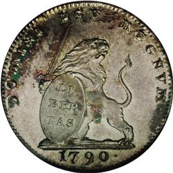 Austrian Netherlands. Leopold II Insurrection 3 Florins 