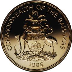 Elizabeth II gold 250 Dollars 1986, KM117, Friedberg 40 