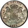 Image 2 : Leopold II 5 Francs 1896, KM8.1, lightly toned UNC, cle 