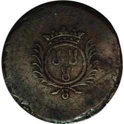 Tournai. Siege 8 Sols 1709, KM7, date in chronogram, br 