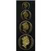 Image 3 : Elizabeth II gold Hogge Money Set 1990, KM-PS11, compri 