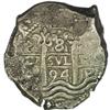 Image 1 : Carlos II cob 8 Reales 1694VR, KM26, nice VF+, clear da 