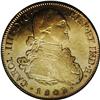 Image 1 : Carlos IIII gold 8 Escudos 1802-PP, KM81, XF40 NGC, a d 