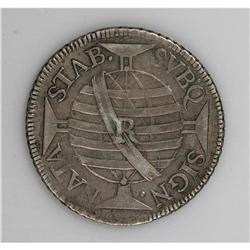 Jose I 600 Reis 1758-R, KM187, nice toned AVF, possible 