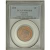 Image 3 : Victoria Cent 1858, KM1, MS63 PCGS Red & Brown, a choic 