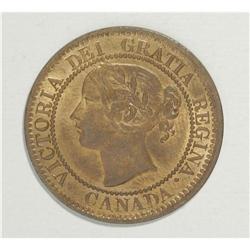 Victoria Cent 1859 Narrow 9, KM1, choice lustrous UNC, 